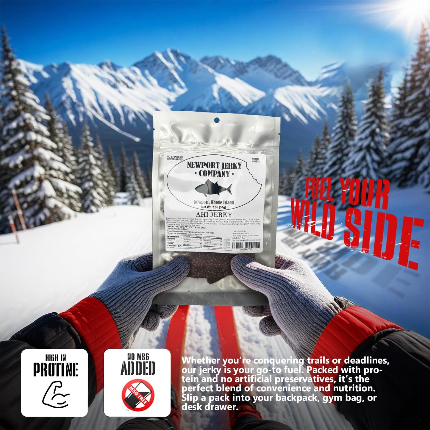 Newport Jerky Company Ahi Tuna Jerky
