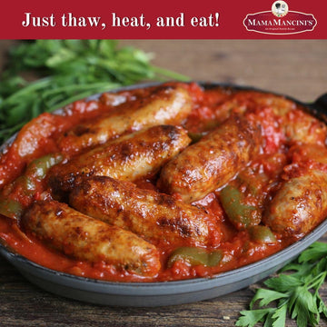 Mama Mancini'S Sausage, Peppers & Onions In Italian Style Sauce (3 X 3 Lb Family Meals)