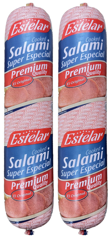 Salami Super Especial Estelar 2 Pack (2 lb each)- Authentic Dominican Salami