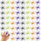 GXXMEI 124 Pieces Spider Rings Plastic Cupcake Topper Halloween Party Favors (Multicolor)