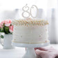 Hatcher Lee Bling Crystal 80 Birthday Cake Topper - Best Keepsake | 80Th Party Decorations Silver