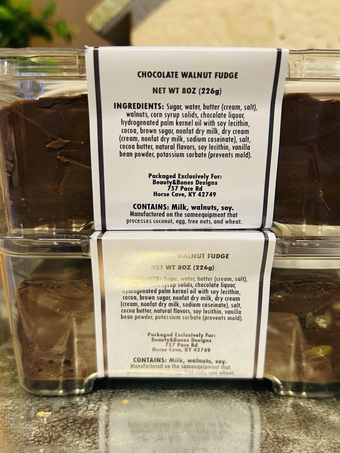 Fudge Candy Orange And Cream (8 Oz Chocolate Walnut)