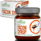 Alovitox Organic Yacon Syrup - Natural Sweetener, 8 Oz (Pack of 1) - Low Glycemic Index, Low Calorie