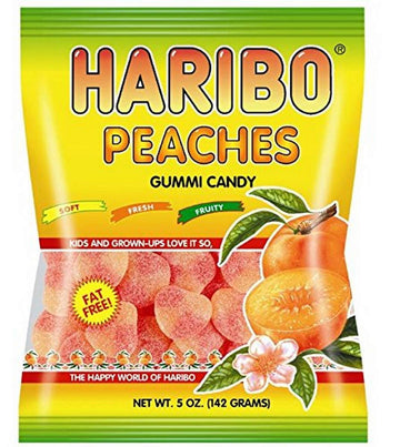 Haribo, Peaches, 5 Oz