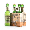 Maine Root Hand Crafted Ginger Brew Soda, 12 fl oz - Pack of 12 Glass Bottles