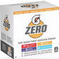 Gatorade G Zero Sugar Thirst Quencher Powder, (Pack Of 40) 10 Flavors Of Each (Fruit Punch, Orange, Grape & Glacier Freeze)