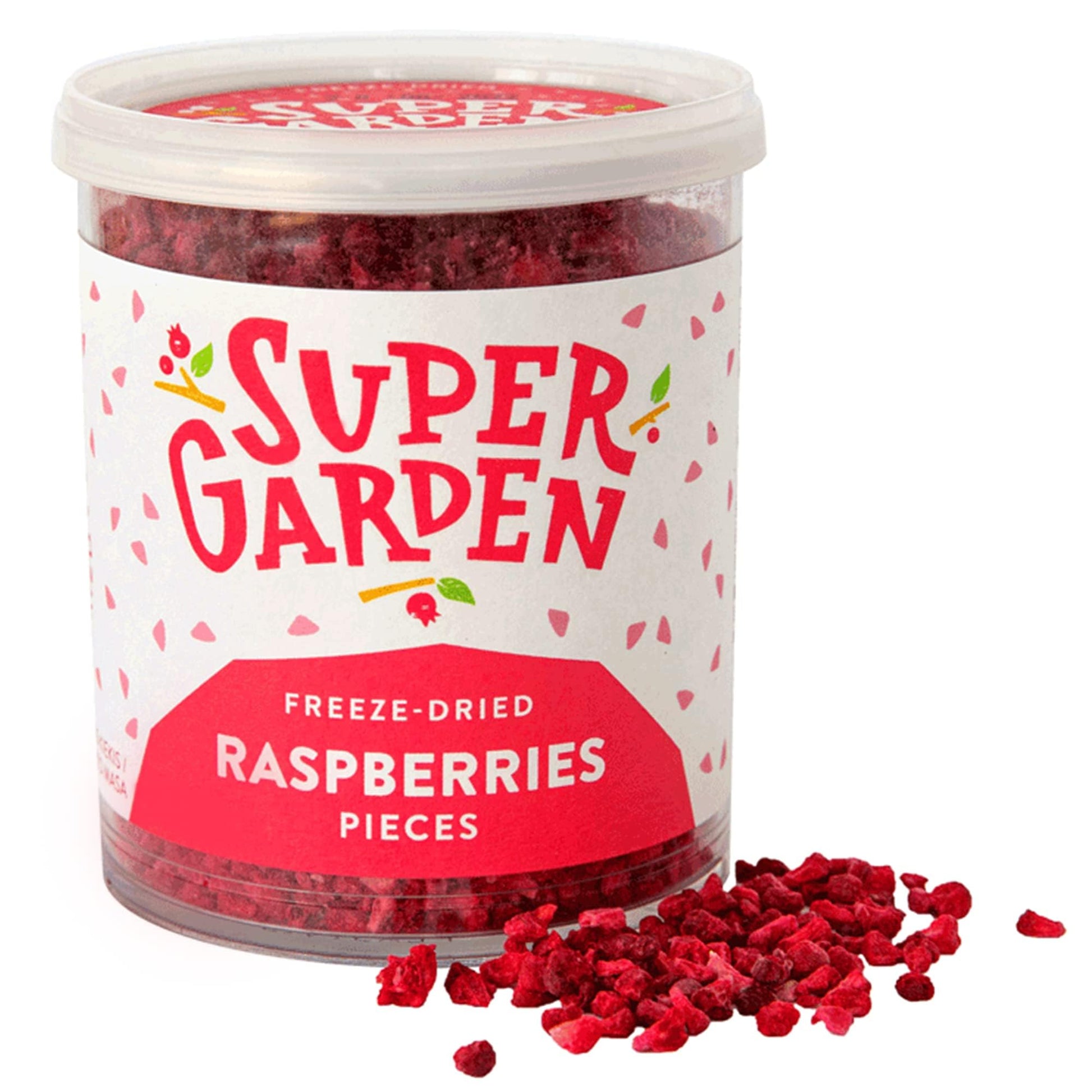 Freeze Dried Raspberry Pieces - Freeze Dried Raspberries - Raspberries Baking Chips - Freeze Dried Fruit - Dried Raspberries No 