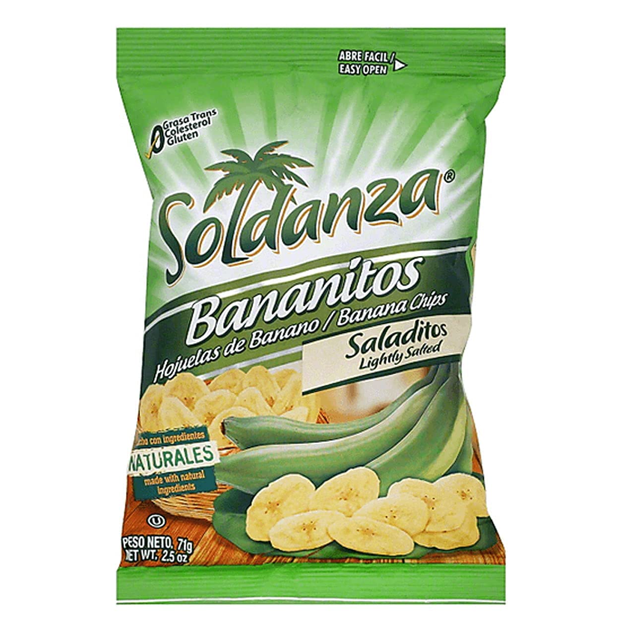 Seconde Nature Soldanza Plantain Chips Variety Pack - 6 Mix, 2.5 oz, International Snack