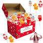 Fruidles Christmas Lollipop Assortment, Santa, Reindeer, Snowman, 12 Count, Mixed Fruit Flavor