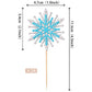 24 Pcs Snowflake Cupcake Toppers Assemble Glitter Double Layers Winter Snowflake Cupcake Picks For Winter Wonderland Baby Shower