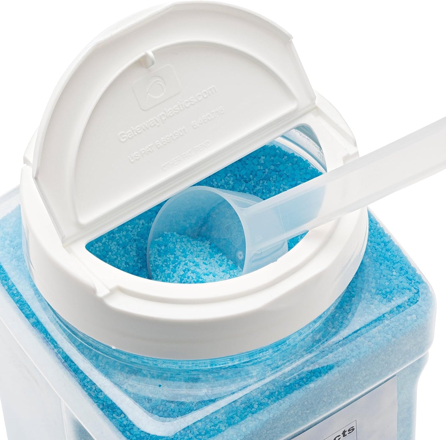 The Candery Cotton Candy Floss Sugar 32Oz (2-Pack) Includes 100 Premium Cones | Raspberry Blue And Strawberry | Plastic, Reusabl