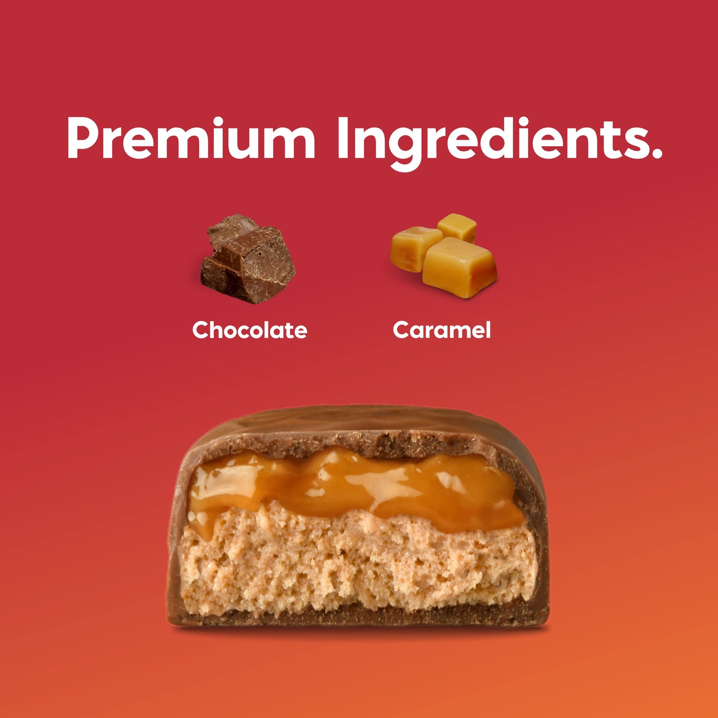 Nick’S Chocolate Caramel Protein Bars – 12-Count Box | High Protein, Low Calories, Low Carbs, Keto Friendly, No Added Sugar