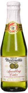 Martinellis Sparkling Apple Cider, 8.4 fl. oz. (Pack of 12), Non-Alcoholic, Refreshing Beverage, Great for Celebrations