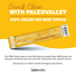 Paleovalley Teriyaki Beef Sticks - Gluten Free, High Protein Snack - 10 Count