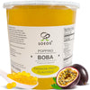 Soeos Passion Fruit Popping Boba Pearls, Bursting Boba for Bubble Tea, 6.6 lb, Yellow