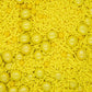 Sweets & Treats Boutique Yellow Cake Sprinkles - Edible Toppings with Jimmies, Chocolate Balls, and Pearl Sprinkles