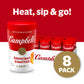 Campbells Sipping Soup, Butternut Squash & Sweet Potato Soup, 11.1 oz Microwavable Cup (Case of 8)