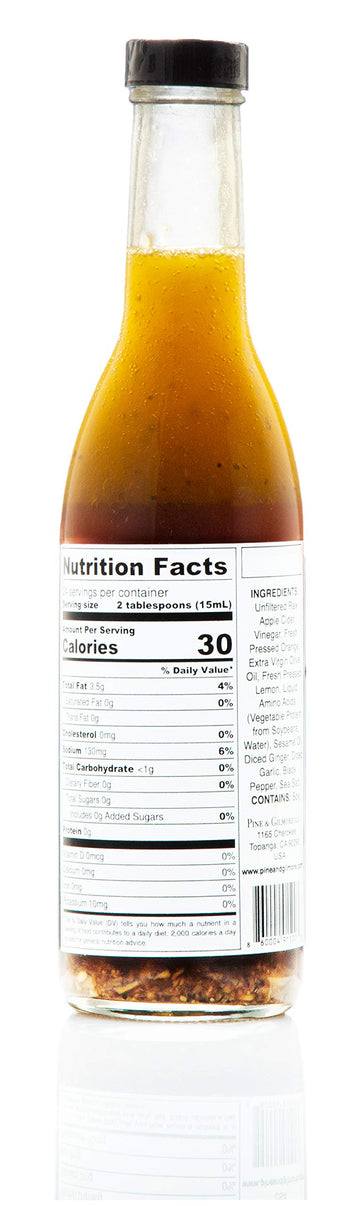 Pine & Gilmore Savory Orange Ginger Sesame Vinaigrette & Marinade, 12oz