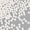 Bayep Edible Pearls for Cake Decorating 10mm White Sprinkles for Cookies, Baking, Ice Cream, Cupcake Topper Pearl Sprinkles Perf
