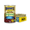 Bush'S Best 15 Oz Canned Organic Dark Red Kidney Beans, Source Of Plant Based Protein And Fiber, Low Fat, Gluten Free, (Pack Of