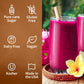 Syruvia Dragon Fruit Syrup - Premium Flavoring Syrup For Tea, Italian Sodas, Beverages, Desserts, Ice Cream, Cocktails & Mocktai