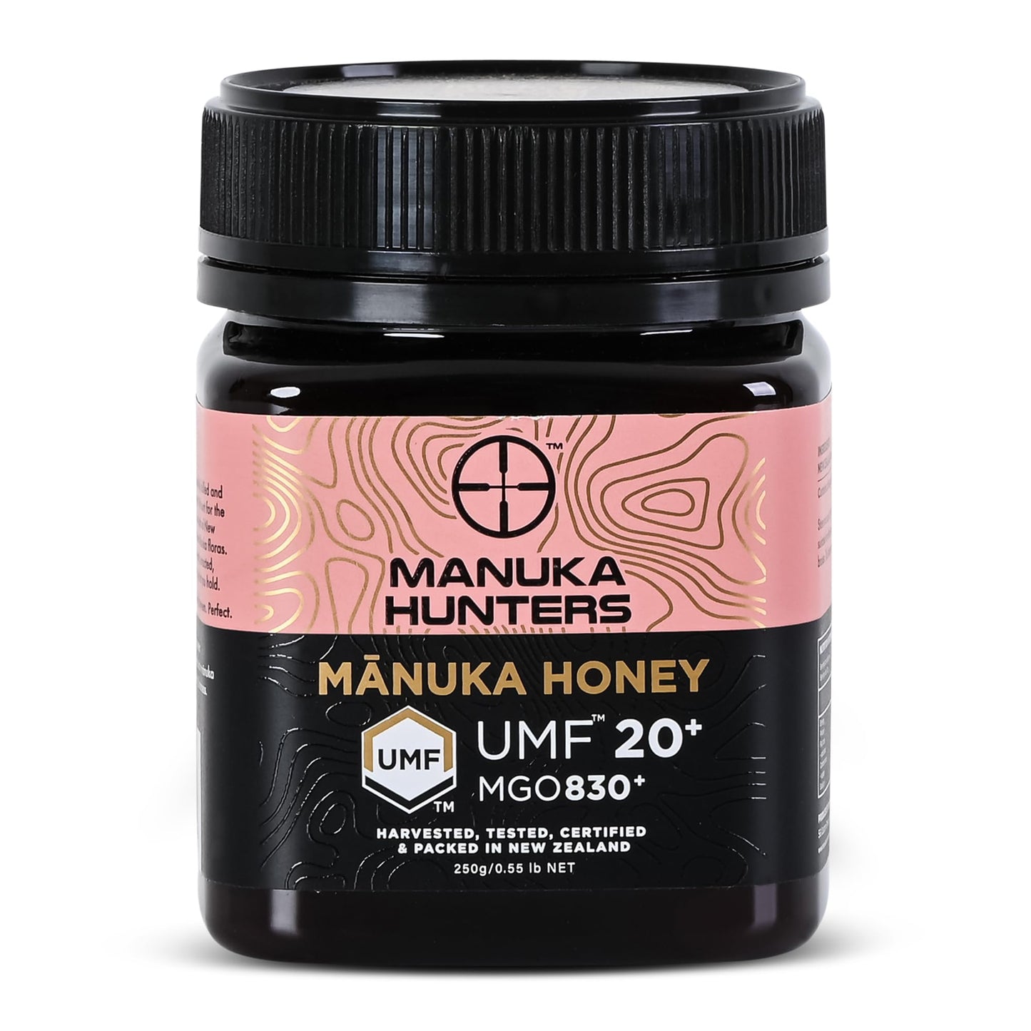 Manuka Hunters Manuka Honey UMF 20+/MGO 830+ 100% Pure Natural Sweetener 8.8oz/250g Jar