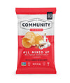 Community Snacks - 25 Count All Mixed Up Flavor Kettle Cooked Potato Chips - 2 Oz Bags - Non-GMO, Gluten-Free, Kosher, Vegan - B