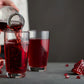 100% Organic Pomegranate Juice  33.8 Oz Glass Bottle (6 Pack) No Sugar  No Artificial Colors  No Preservatives  No Flavors Added  Gluten Free and Kosher