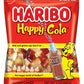 Haribo Gummi Candy, Happy-Cola Gummy Candy Soda Bottles, 5 Ounce Share Size Bags (Pack Of 12) Delicious Soft & Chewy Sweet Snacks, Classic Cola Flavor