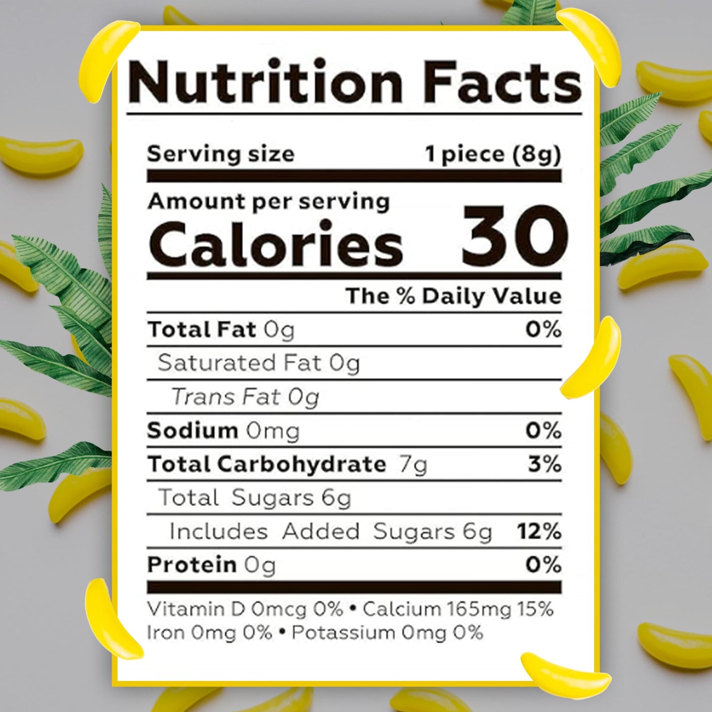 Bananarama Banana Candy - 1 LB Bulk Banana Flavored Hard Candy - Yellow Banana Candies - Candy Bananas for Gumball Machine Refil