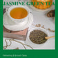 Gldnt Organic Jasmine Green Tea, Organic Jasmine Green Tea Loose Leaf With Delightful Aroma, Delicate And Smooth Flavor, Hot & Iced Tea, 16 Ounce