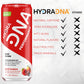 HYDRADNA Clean Performance Drink, Zero Sugar, 120 mg Organic Caffeine, Fruit Punch, 12 Fl Oz (Pack of 12)