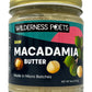 Wilderness Poets, Raw Macadamia Nut Butter - Keto, Vegan, No Salt (8 Ounce) - Glass Jar