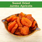 Sincerely Nuts - Dried Jumbo California Apricots | Two Lb. Bag | Dehydrated | Sweet Gourmet Snacking Food | Kosher and Gluten Fr