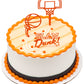 Decopac Basketball Slam Dunk Cake Decorating Kit, 3 Piece Cake And Cupcake Toppers For Birthdays, Parties, And Team Celebrations