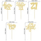 30Pcs 21St Birthday Cupcake Toppers Twenty One Legal 21St Cupcake Picks Cheers To 21 Years Old Cake Decorations For 21St Birthda