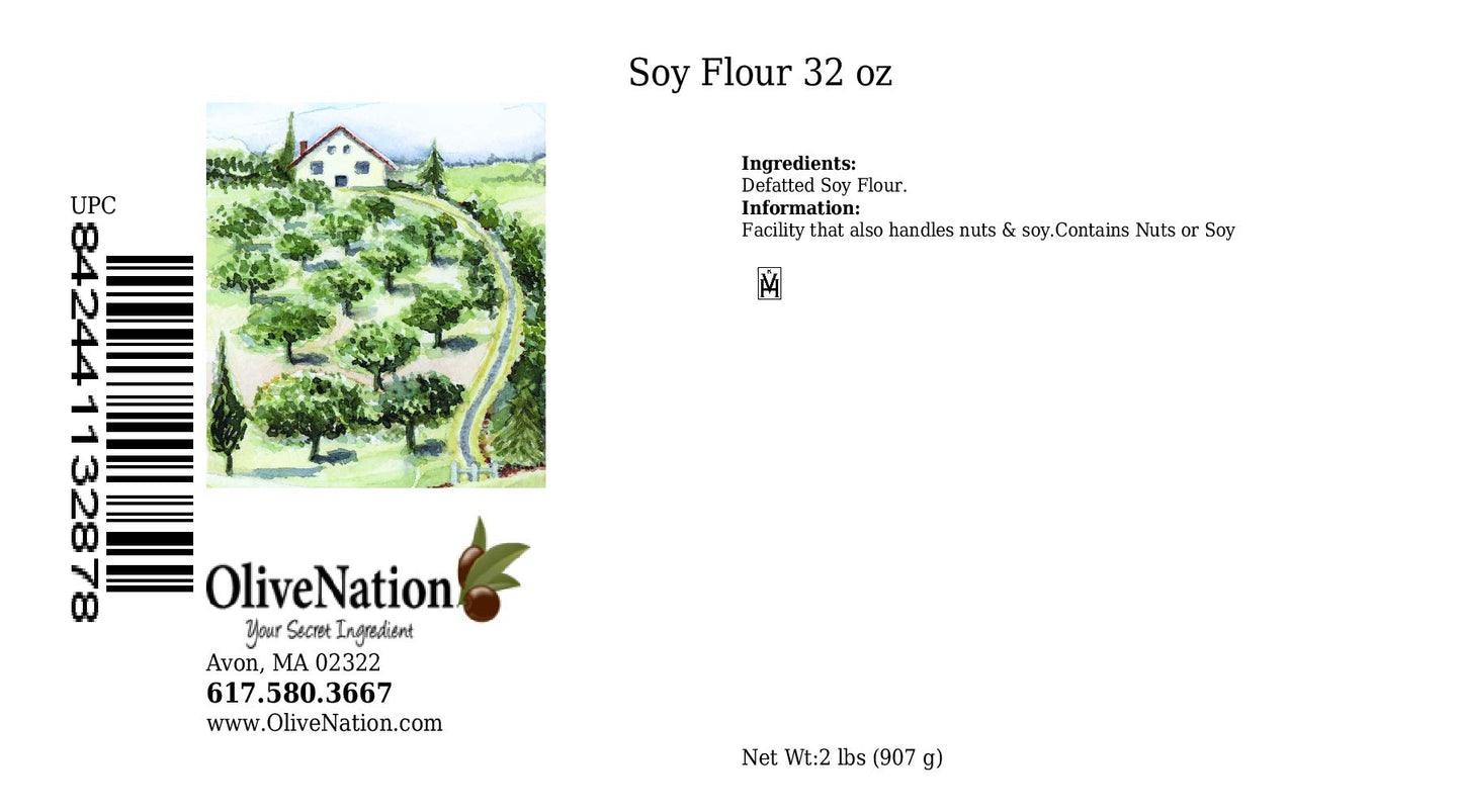 Olivenation Soy Flour 32 Ounces