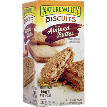 Nature Valley Nature Valley Almond Butter Breakfast Biscuit (30 X 1.35 Ounce) Total Net Wt (40.5 Ounce),