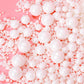 Edible White Pearl Sugar Sprinkles Candy 120G/ 4.2Oz Baking Cake Sprinkles Cupcake Toppers Ice Cream Toppings Cookie Decorations
