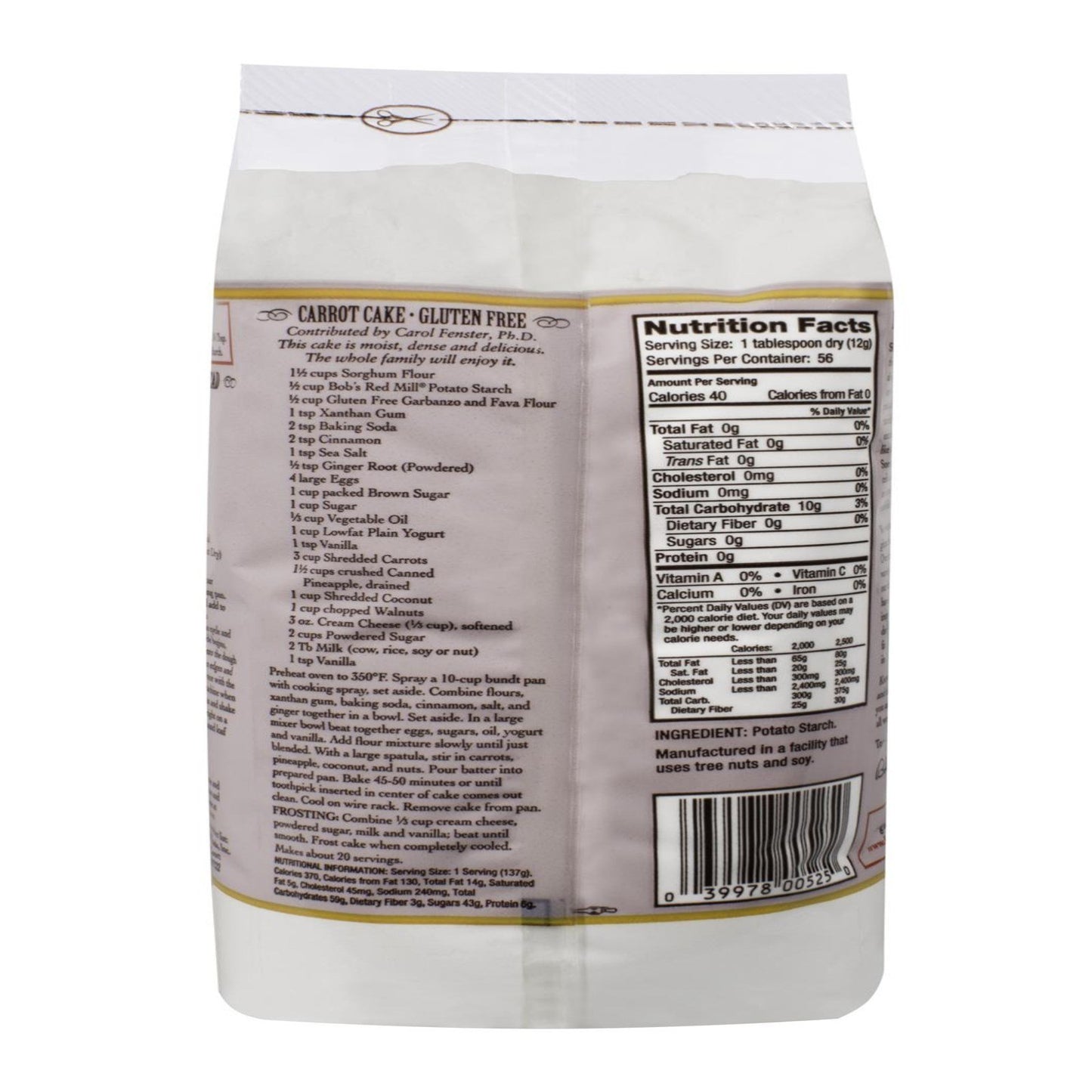 Bob's Red Mill Gluten Free Potato Starch, 24 oz