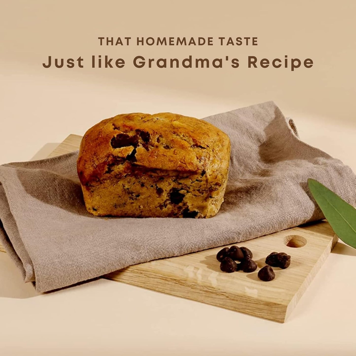 Christmas Gift Box Of Gourmet Banana Bread By Sweetness Central, Baked Fresh For Each Order, Made With Belgian Chocolate Chips,
