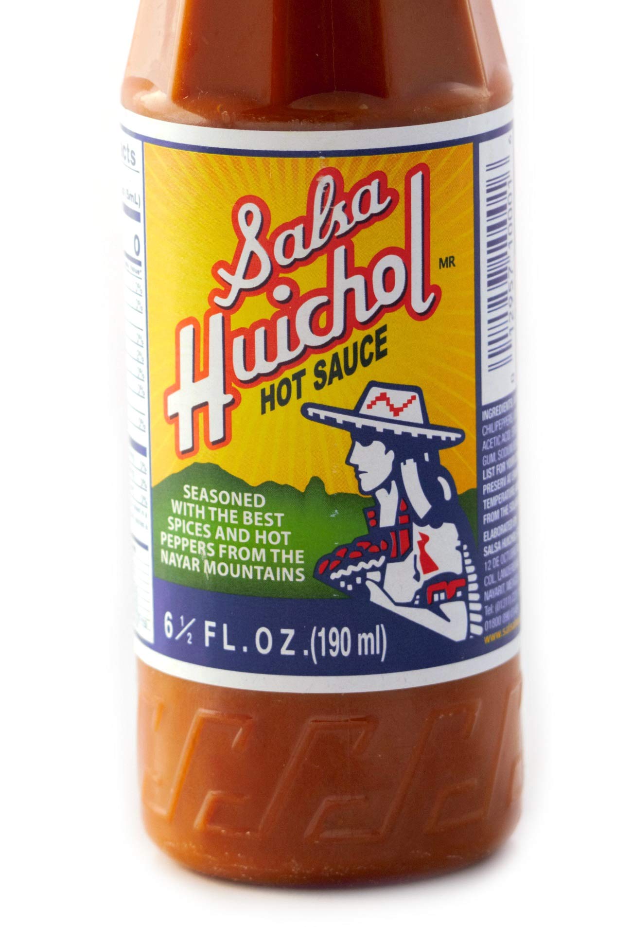 Salsa Huichol Hot Sauce 6.5 Oz (Pack Of 3) - Mexican Sauce