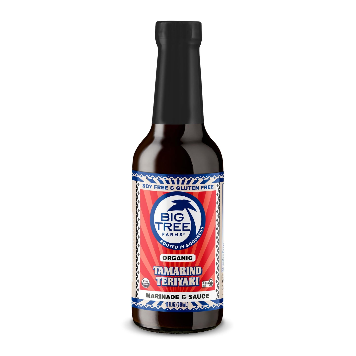 Big Tree Farms Organic Coco Aminos - Liquid Coconut Aminos, Soy-Free Sauce, Low Sodium, Soy Alternative, Gluten Free, Kosher, Marinade & Sauce, Non-Gmo - Teriyaki, 10 Fl Oz (Pack Of 1)