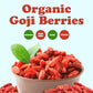 Food to Live Organic Goji Berries, Sun Dried, Non-GMO, Vegan, 3 Pound Bulk