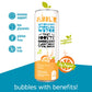 Bubblr Antioxidant Sparkling Water, Passion Fruit, 12 Fl Oz Cans, 12 Count, 0g Sugar, Gluten Free, All Natural Flavors