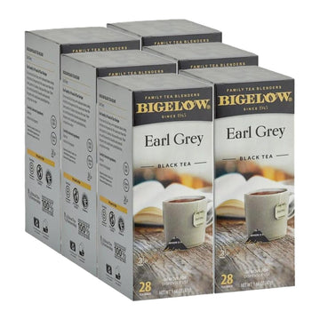 Bigelow Earl Grey Tea Bags - 28 Count (Pack of 6) - All Natural, Gluten Free, Rich in Antioxidants