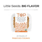 Top Seedz Organic Gluten Free Rosemary Seed  ers - 5 Oz (Pack of 6) - Healthy Vegan Snack with Plant Based Protein