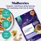 Navitas Organics Mulberries 8 oz. Bag 8 Servings - Organic Non-gMO Sun-Dried gluten-Free Sulfite-Free (Pack of 1)