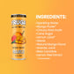 FRUGA Mango Prebiotic Sparkling Soda Drink | Low Calorie, 12 Fl Oz (Pack of 12)