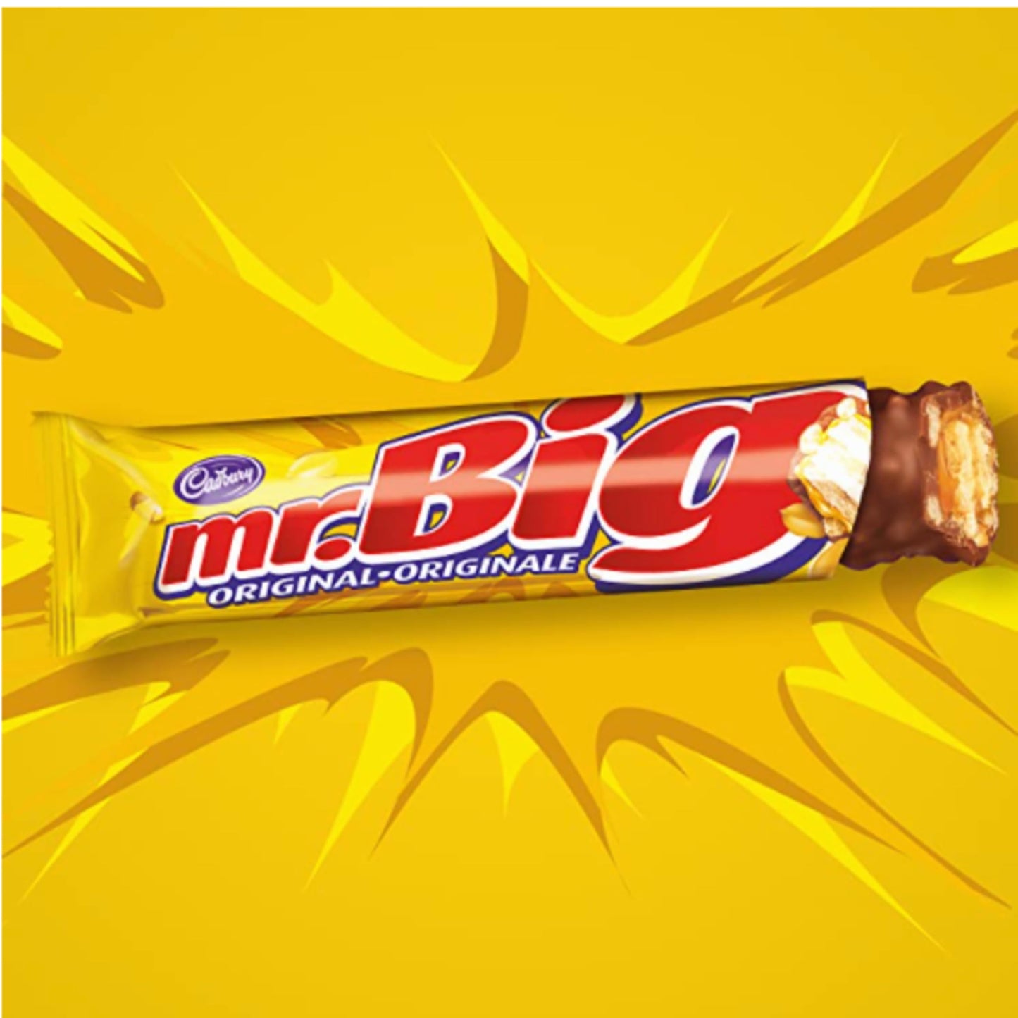 Cadbury 16 Full Size Chocolate Bars Variety Pack - Wunderbar, Caramilk, Mr.Big, Crunchie, Crispy Crunch 816 G